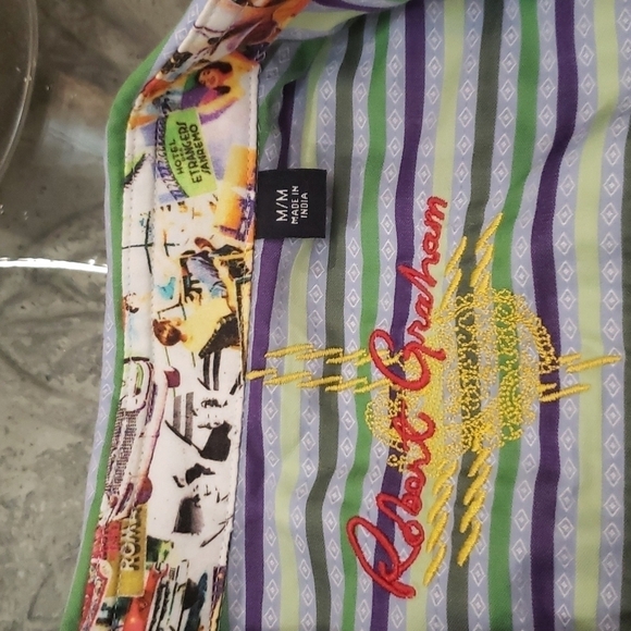 ROBERT GRAHAM LONG SLEEVE COLAR DRESS SHIRT - Picture 6 of 8